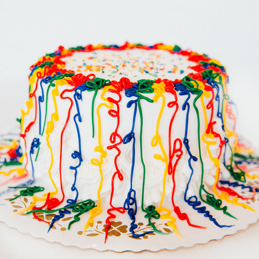 Round Traditional Cake - Decorated