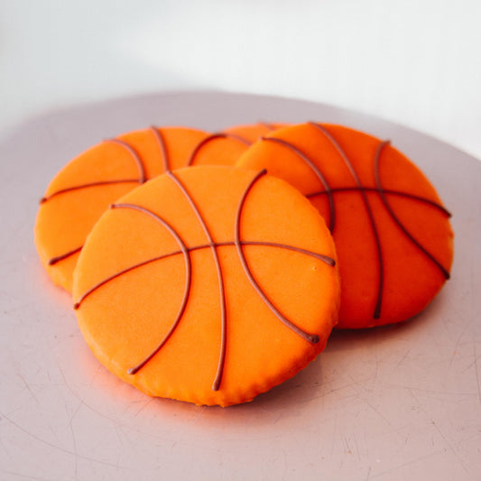 Iced Basketball Cookie