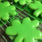Iced Shamrock Cookies