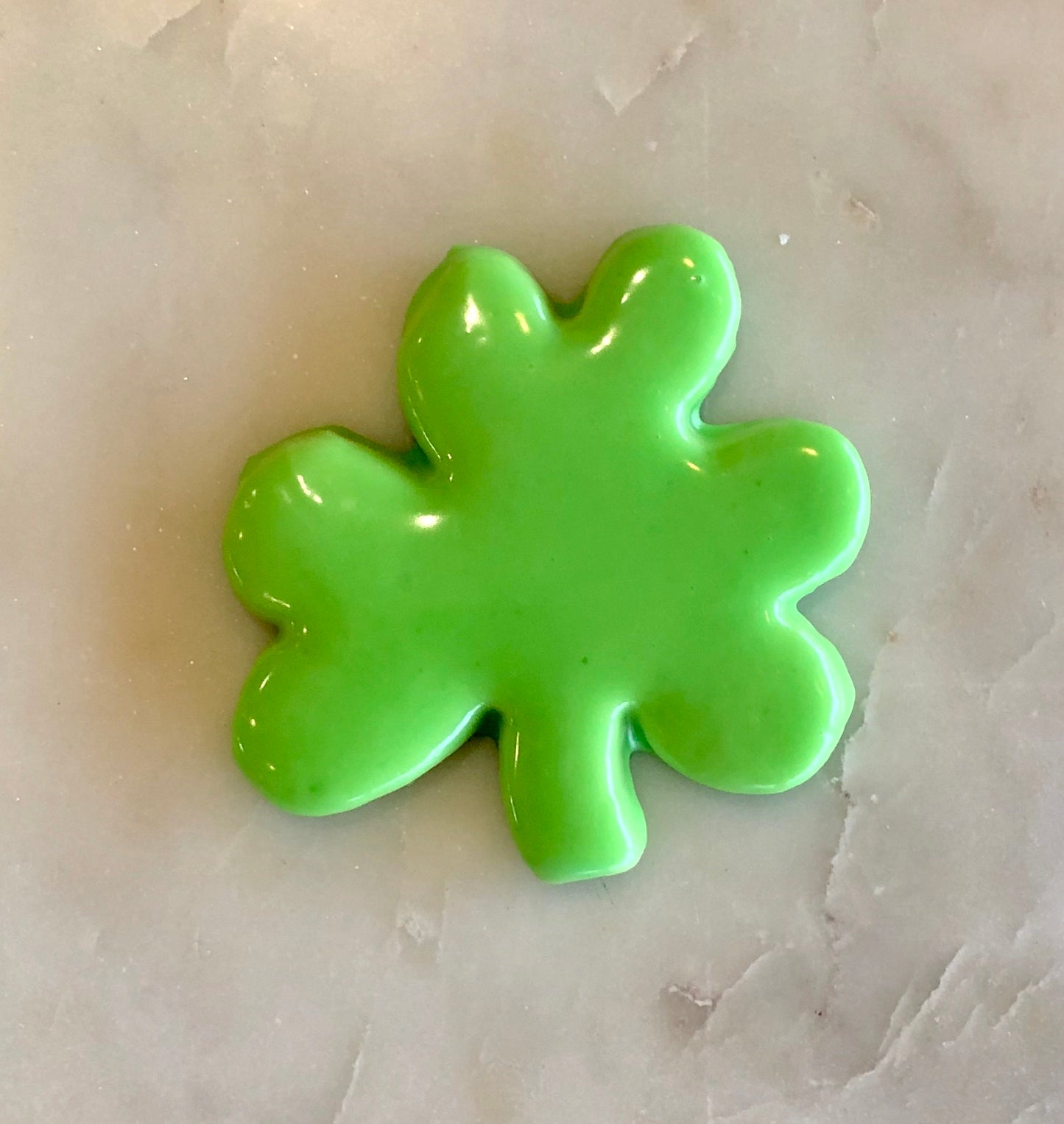 Iced Shamrock Cookies